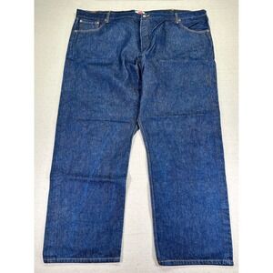 Vintage Levi's 501 XX Men's 54 Blue Jean Dark Wash Denim Button Fly Straight Leg
